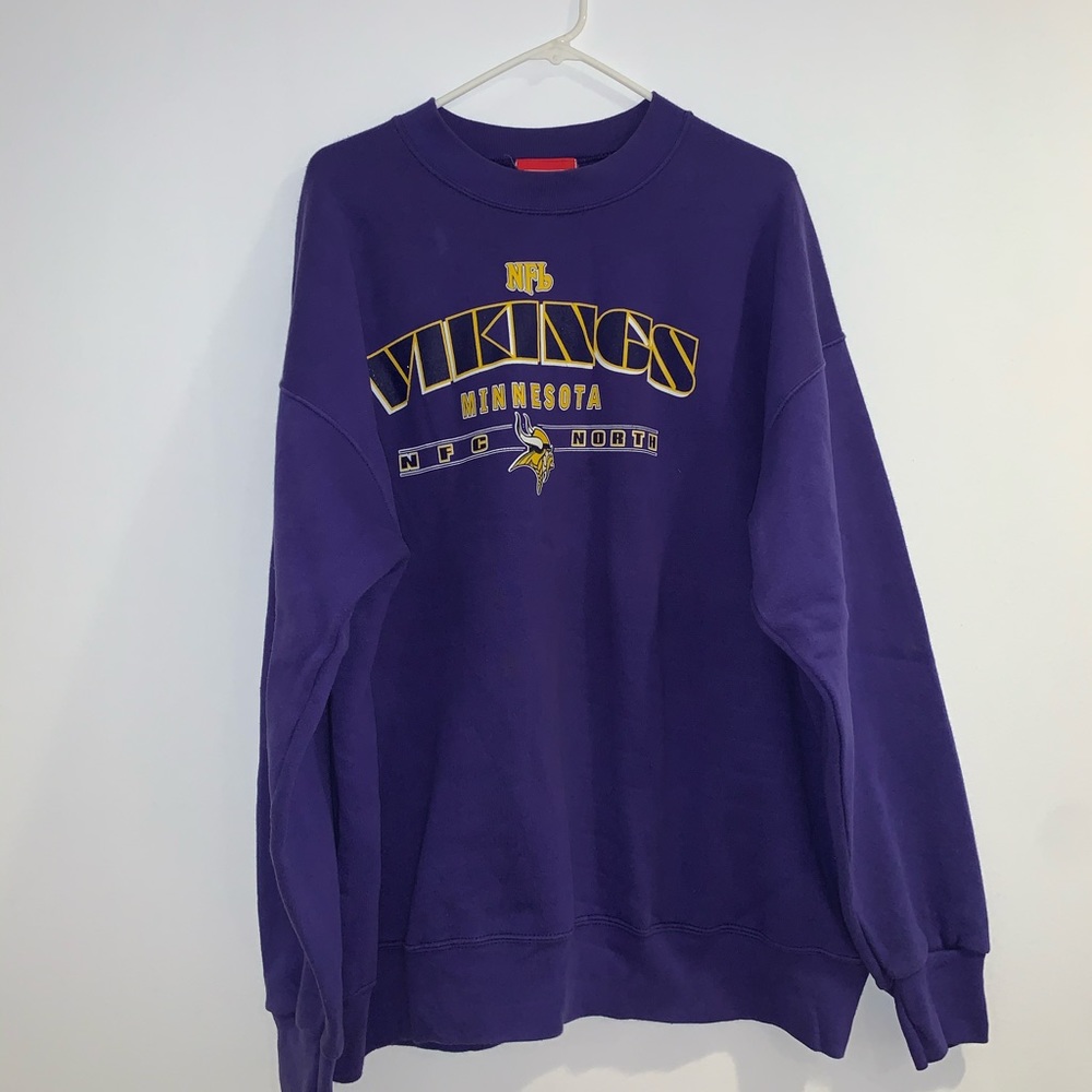 Oversized Vintage MN Vikings Crew Neck